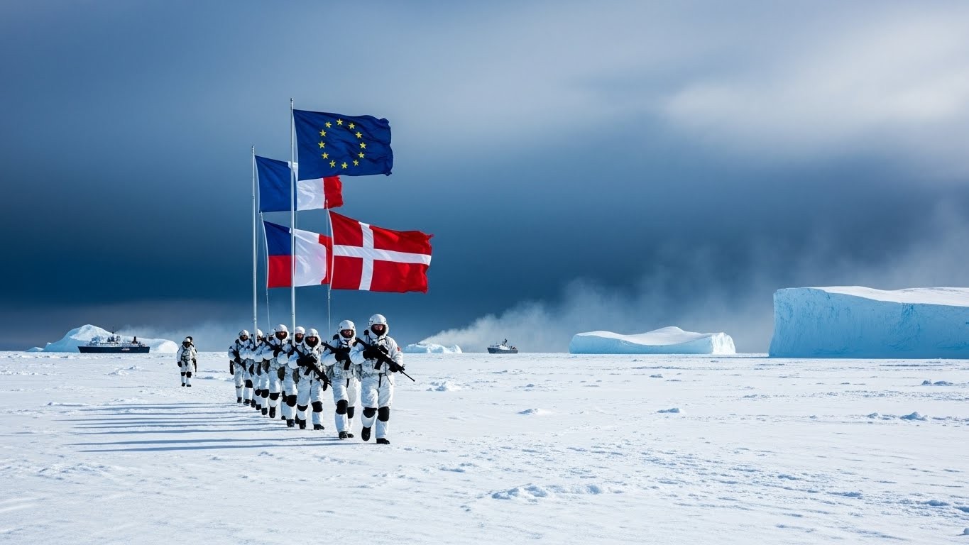 Découvrez pourquoi une mission militaire européenne au Groenland envoie un signal fort face aux tensions arctiques. L'Europe unie défend sa souveraineté contre les rivalités internationales.