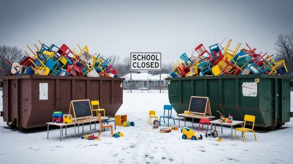 Mobilier Scolaire Jeté : Indignation à Courbevoie