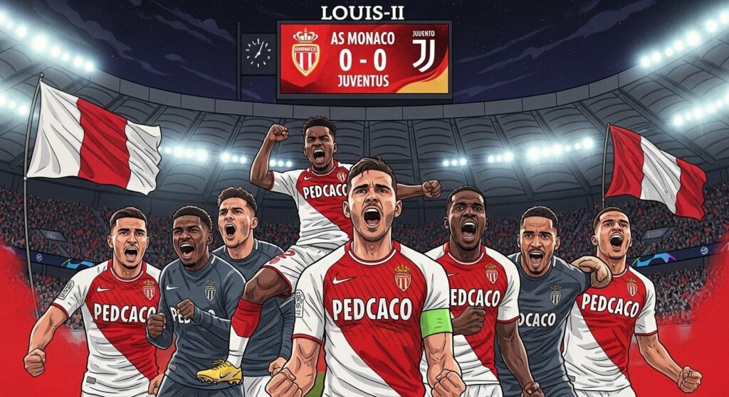 Monaco – Juventus (0-0) : Qualification en Barrages de C1