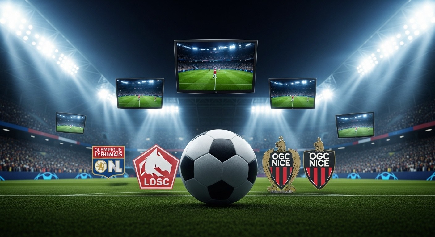 Découvrez l'heure du multiplex Ligue Europa 8e journée, la chaîne TV pour suivre Lyon, Lille et Nice, et les enjeux cruciaux de cette dernière soirée de phase de ligue qui a tout décidé !