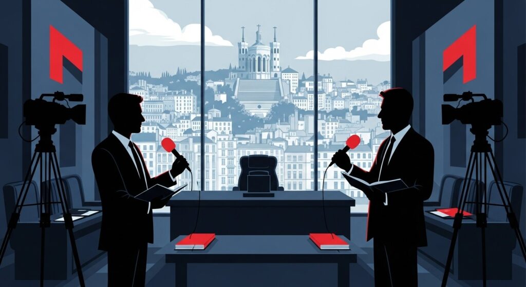 Municipales 2026 Lyon : Aulas et Doucet en Procès Diffamation