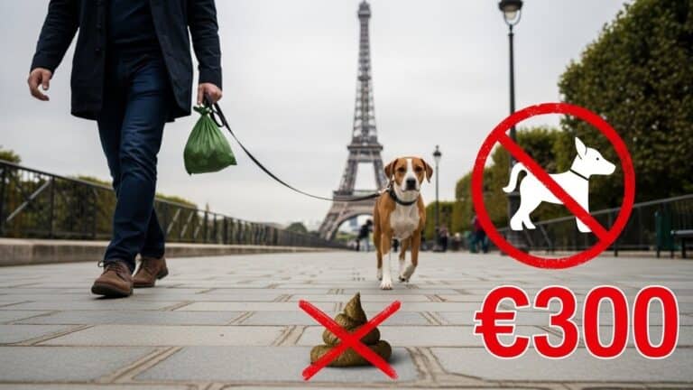 Municipales 2026 Paris : Amende 300€ pour Déjections Canines