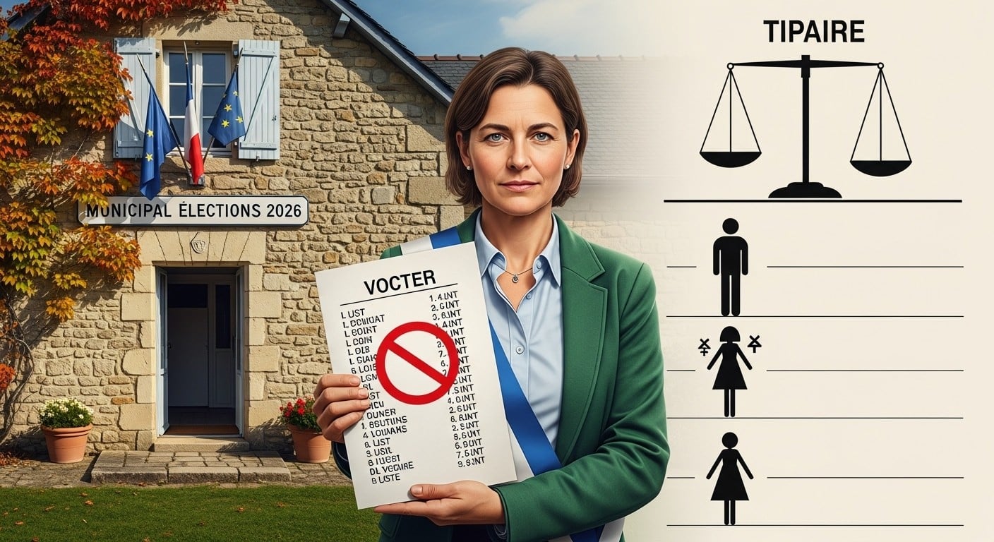 Découvrez comment la nouvelle loi sur la parité aux municipales 2026 empêche une maire sortante d'une petite commune d'être tête de liste. Une situation ubuesque qui interroge l'application brutale de la réforme.