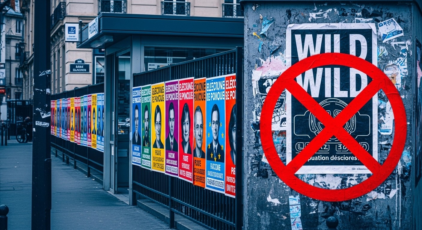 Découvrez les règles précises sur les panneaux, emplacements autorisés, formats d’affiches et sanctions pour affichage sauvage lors des municipales 2026 en France.