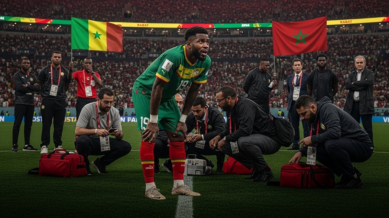 Découvrez le scandale des trois joueurs sénégalais malades juste avant la finale CAN 2025 contre le Maroc : malaises suspects, suspicions et victoire héroïque malgré tout.