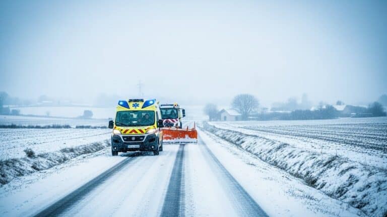 Naissance Insolite sous la Neige en Charente-Maritime