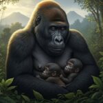 Naissance Rare de Jumeaux Gorilles des Montagnes au Congo