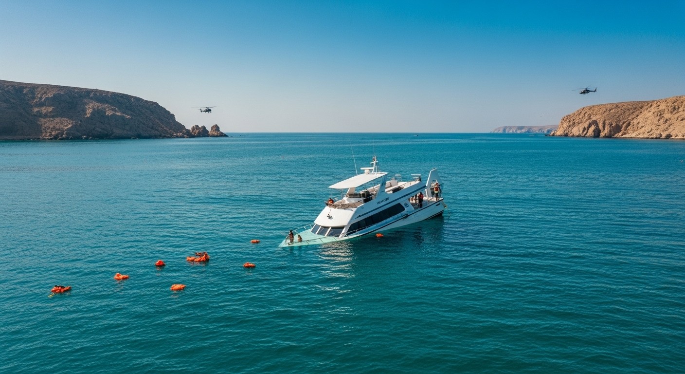 Trois touristes français décédés et deux blessés dans le naufrage d’un bateau au large de Mascate, Oman. Ce que l’on sait du drame et les leçons pour le tourisme maritime.