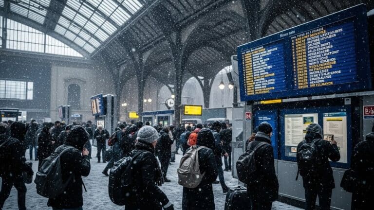 Neige à Paris : Chaos à Saint-Lazare et Blocages en Île-de-France