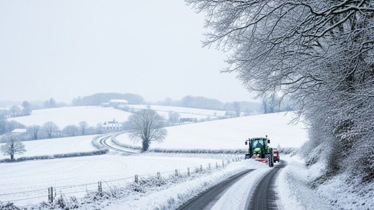 Neige Abondante en Normandie : Jusqu&rsquo;à 20 cm dans le Calvados