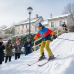 Neige en Essonne : Un Créateur Transforme les Rues en Piste de Ski