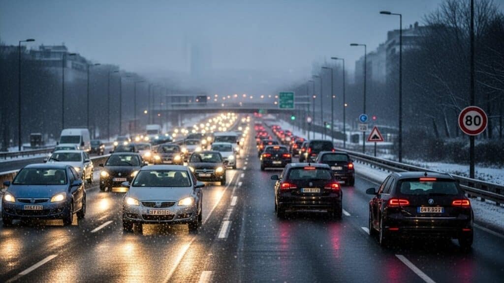 Neige en Île-de-France : Évitez la Route Jusqu&rsquo;à Mardi Matin