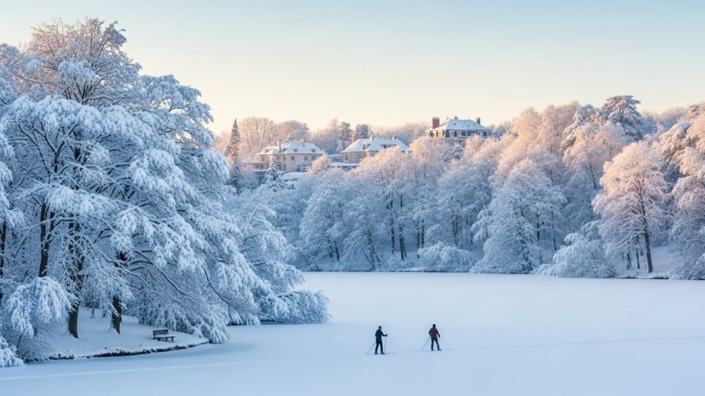 Neige en Île-de-France : Paysages Magiques et Instants Enchantés