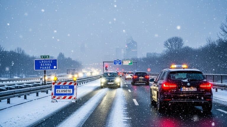 Neige en Île-de-France : Routes Fermées et Écoles Impactées