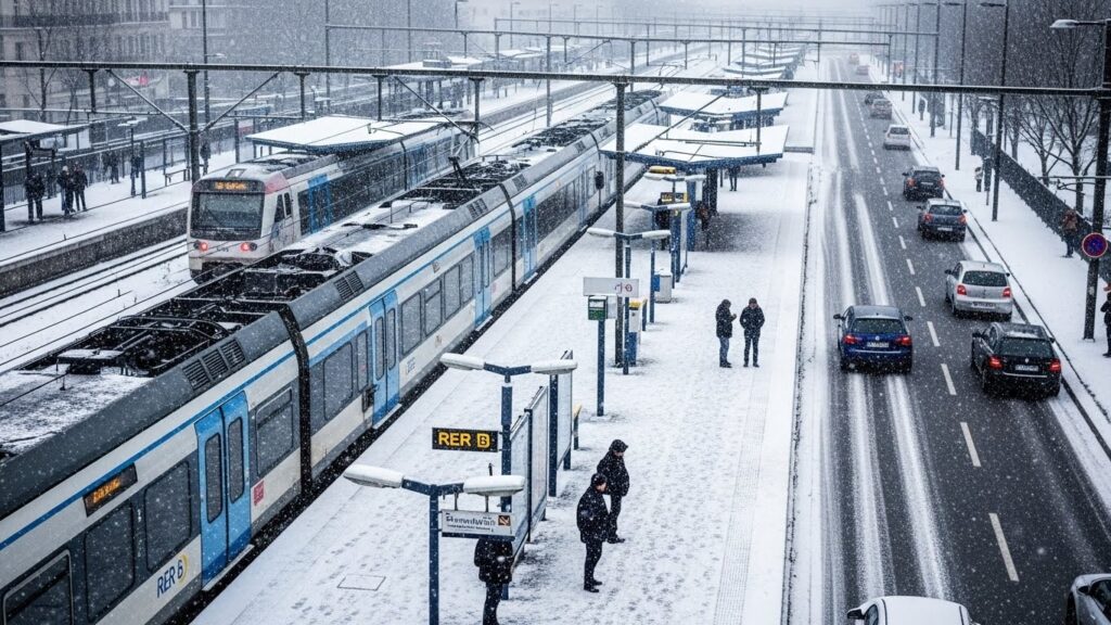 Neige en Île-de-France : Transports Paralysés ce Matin