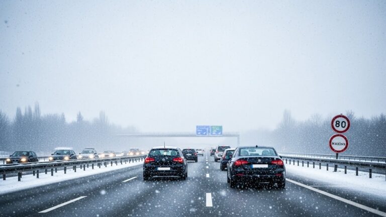 Neige en Île-de-France : Vitesse Limitée à 80 km/h