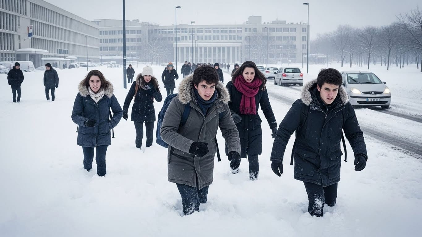Découvrez pourquoi des milliers d'étudiants bravent la neige pour passer leurs partiels malgré les alertes. Colère, risques et inégalités : un scandale qui interroge la priorité donnée à la sécurité.