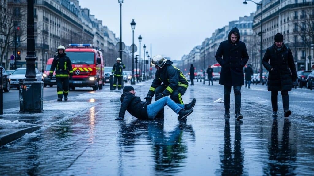Neige et Verglas à Paris : 431 Chutes et Interventions Pompiers