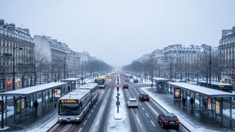 Neige et Verglas : Transports Paralysés en Île-de-France