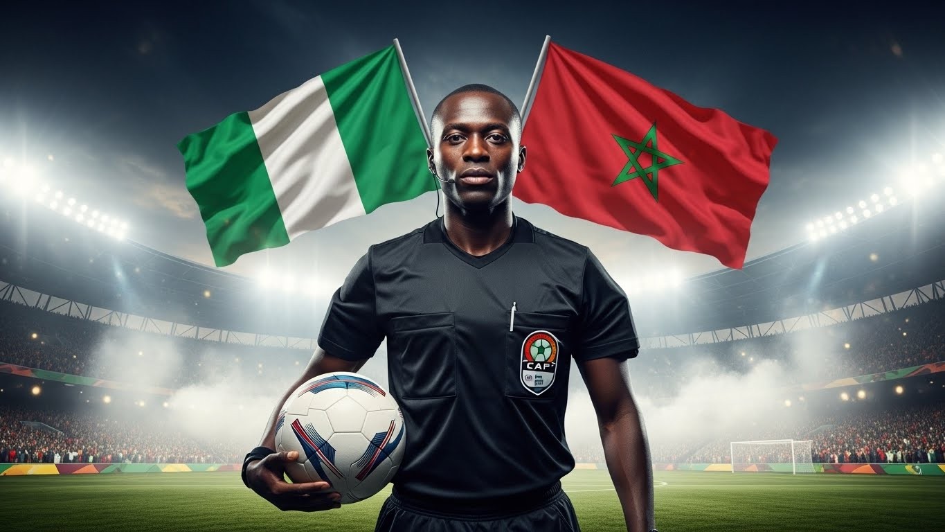 Découvrez qui est Daniel Laryea, l’arbitre ghanéen de la demi-finale Nigeria-Maroc CAN 2025, au centre d’une vive controverse après le match Algérie-Burkina Faso.