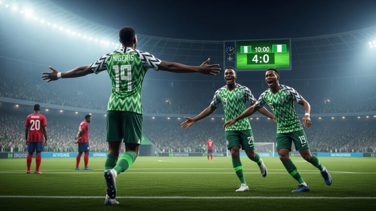 Nigeria-Mozambique 4-0 : Osimhen Brille à la CAN 2025