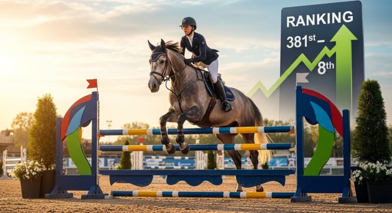 Nina Mallevaey : De 381e à 8e Mondiale en Saut d&rsquo;Obstacles
