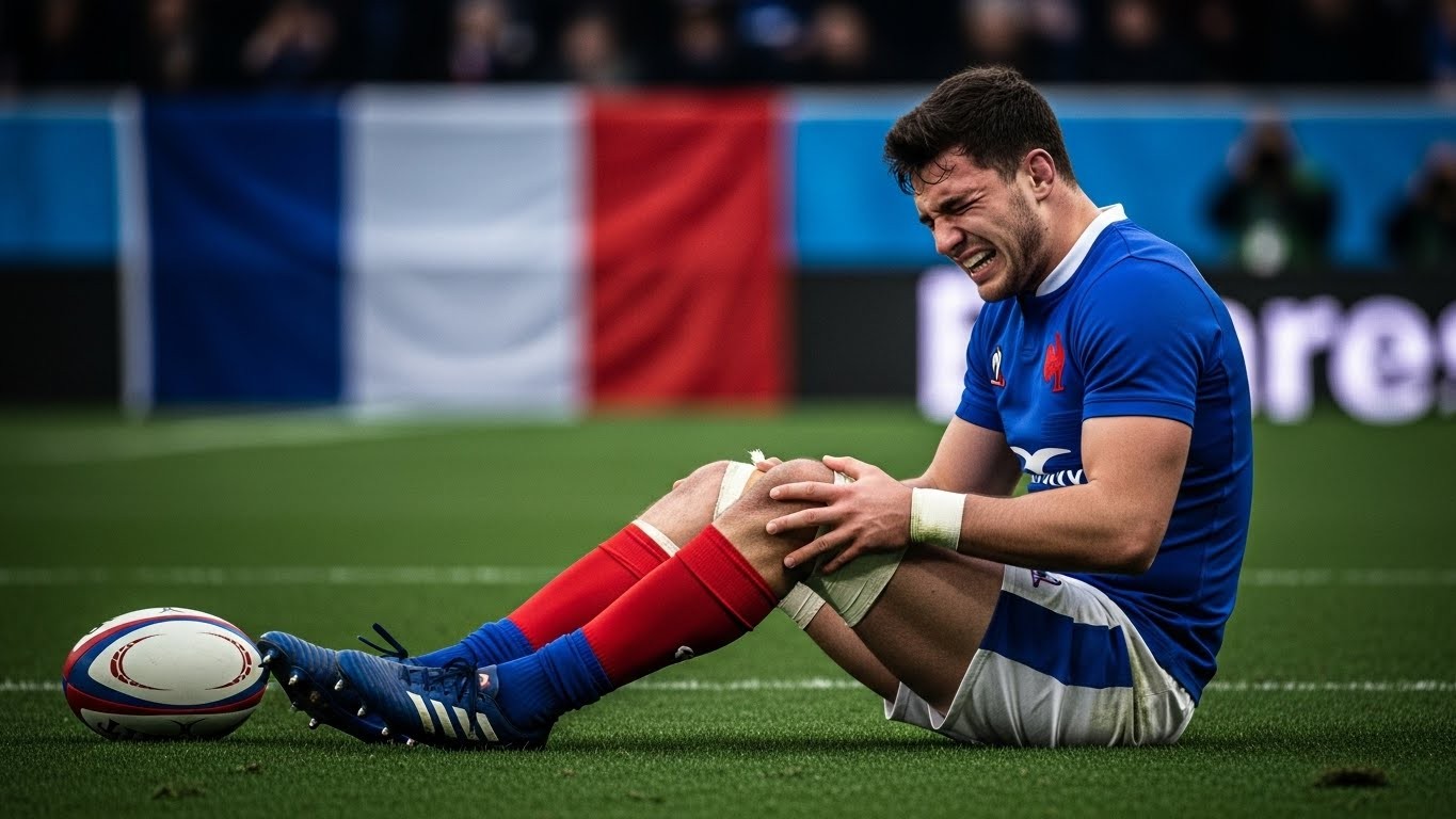 Déchirure ischio pour Nolann Le Garrec : le demi de mêlée du XV de France forfait probable pour l'ouverture du Tournoi des Six Nations 2026 contre l'Irlande. Impact et options du staff.