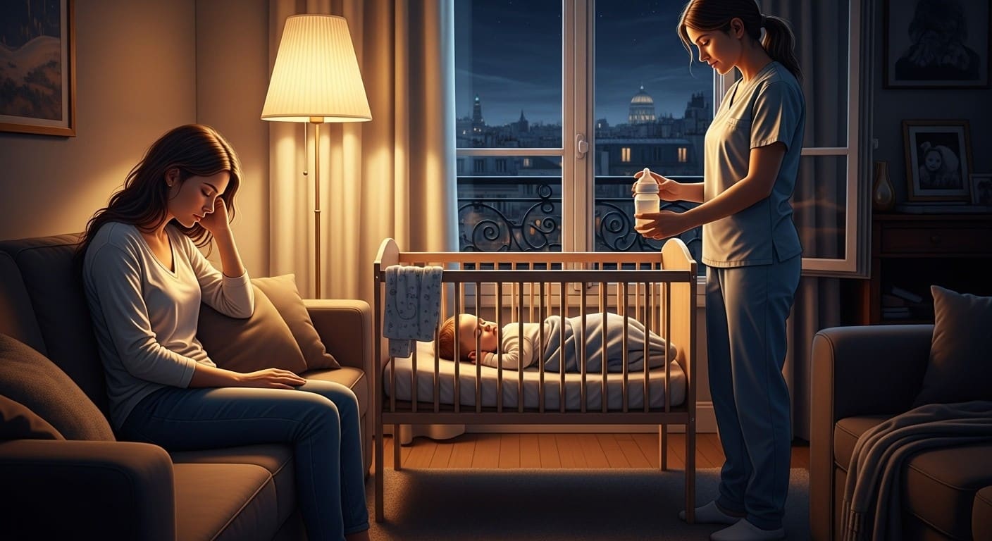 À Paris, les nounous de nuit explosent en popularité pour soulager les parents épuisés par les nuits blanches. Découvrez cette tendance qui change la vie des familles !