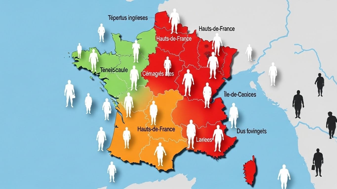 L’obésité explose en France avec 18% des adultes concernés. Découvrez les régions les plus impactées, comme les Hauts-de-France, et les mesures gouvernementales 2026 pour inverser la tendance.