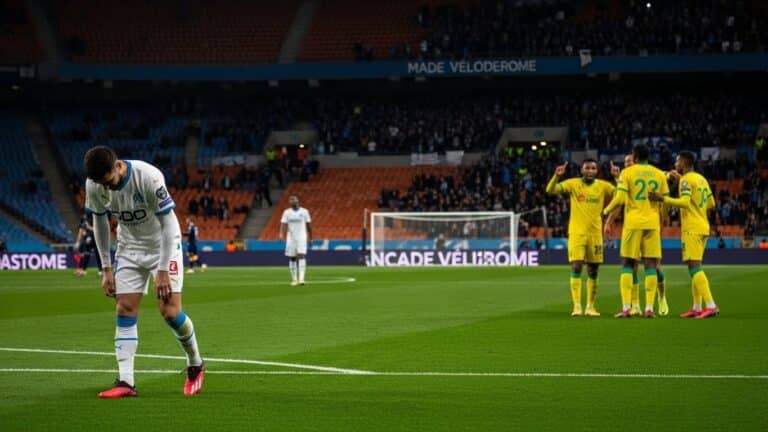 OM-Nantes 0-2 : Défaite Humiliante et Deux Rouges Avant le PSG
