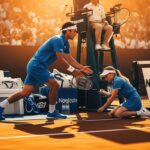 Open d’Australie : Joueuse Secourt Ramasseuse Malaise Chaleur