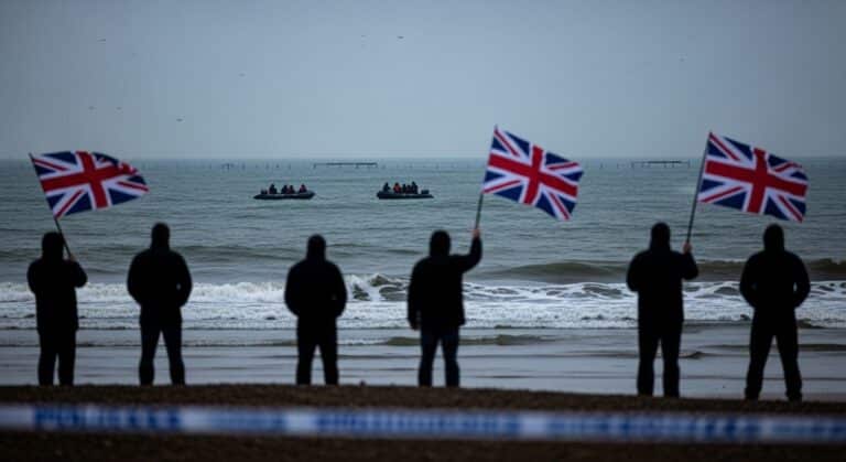 Opération Overlord Interdite : Ultra-Droite Britannique Vise Migrants