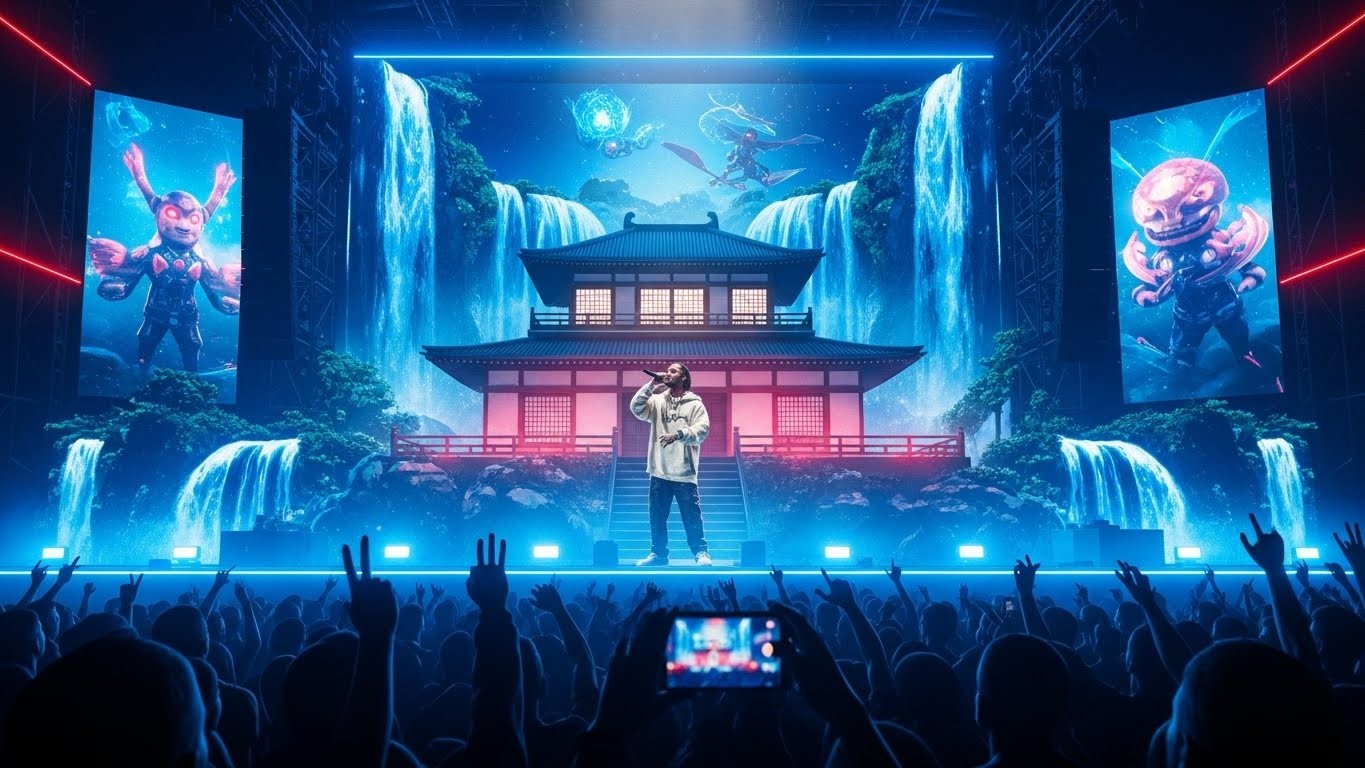 Découvrez le lancement bluffant de la tournée d'Orelsan à Caen : mise en scène spectaculaire avec maison japonaise, cascades et vidéos grandioses. Un show qui remet les pendules à l'heure !