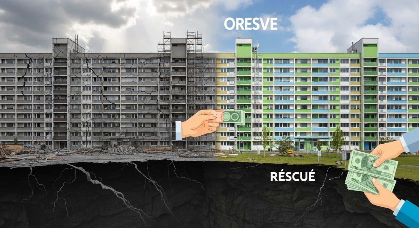 À Orly, une immense résidence privée sort du gouffre grâce à des aides publiques couvrant jusqu'à 96 % des travaux. Découvrez comment l'argent public sauve cette copropriété emblématique et ce que cela révèle sur l'habitat en difficulté.