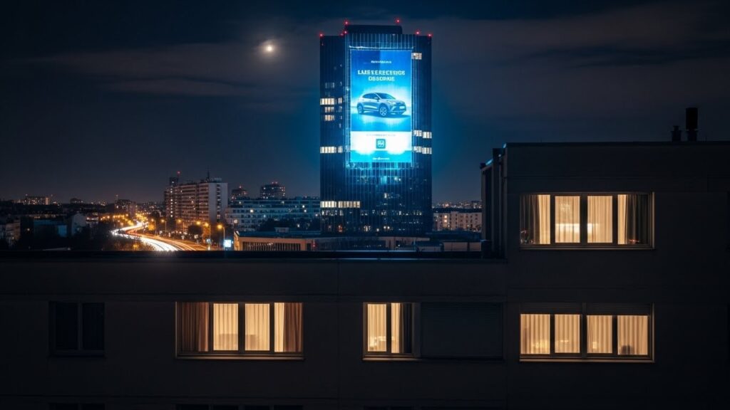Pantin : La Bâche Géante sur la Tour Essor Divise