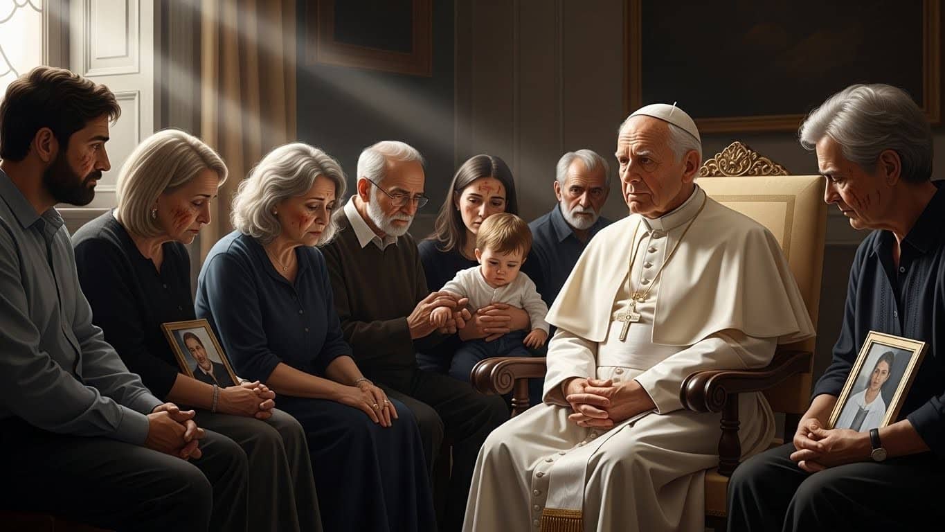 Découvrez comment le pape Léon XIV a réconforté les proches des victimes de l'incendie de Crans-Montana avec des mots d'espérance et de compassion lors d'une audience émouvante au Vatican.