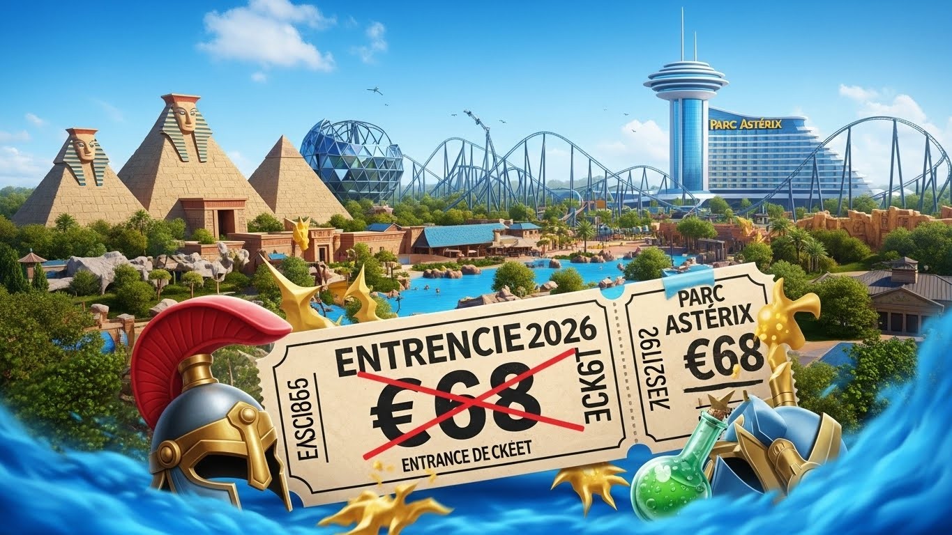 Découvrez pourquoi les billets Parc Astérix augmentent en 2026 (+2-3€) et les investissements massifs prévus jusqu'en 2028 : nouvelles attractions, hôtel, zones thématiques.