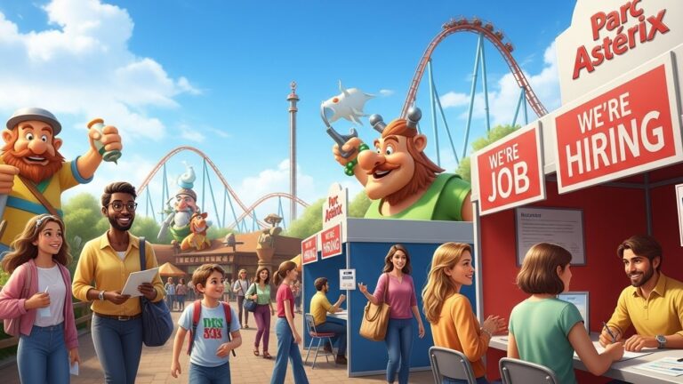 Parc Astérix Recrute 2500 Postes dans l&rsquo;Oise pour 2026