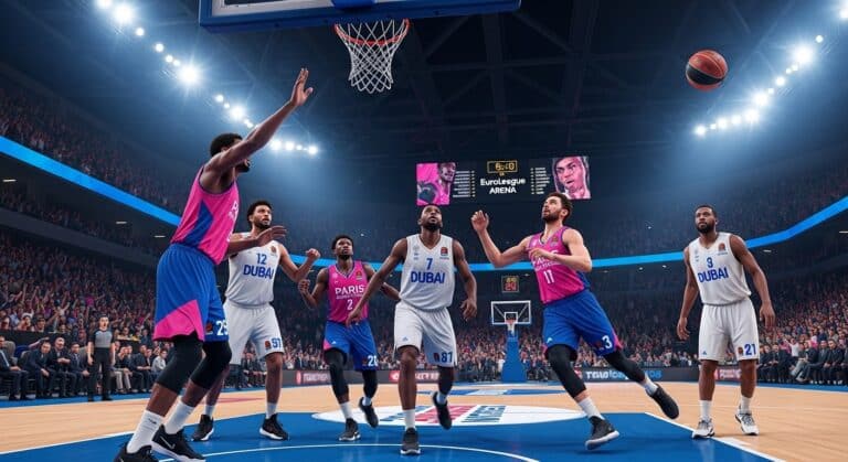 Paris Basketball – Dubaï : Heure et Chaîne TV Euroligue