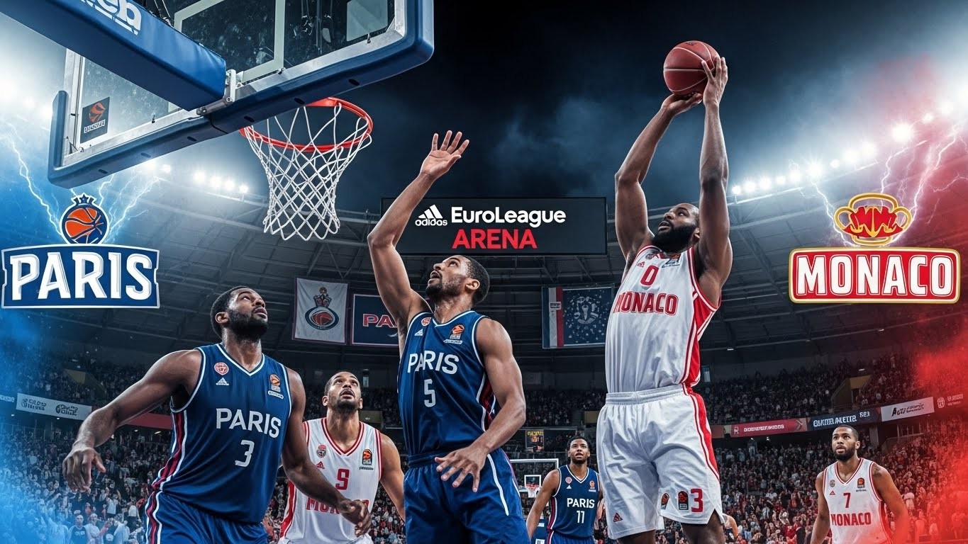 Découvrez l'heure exacte, la chaîne TV et les clés du match Paris Basketball-Monaco en Euroligue ce jeudi. Un duel franco-français explosif à ne pas manquer !