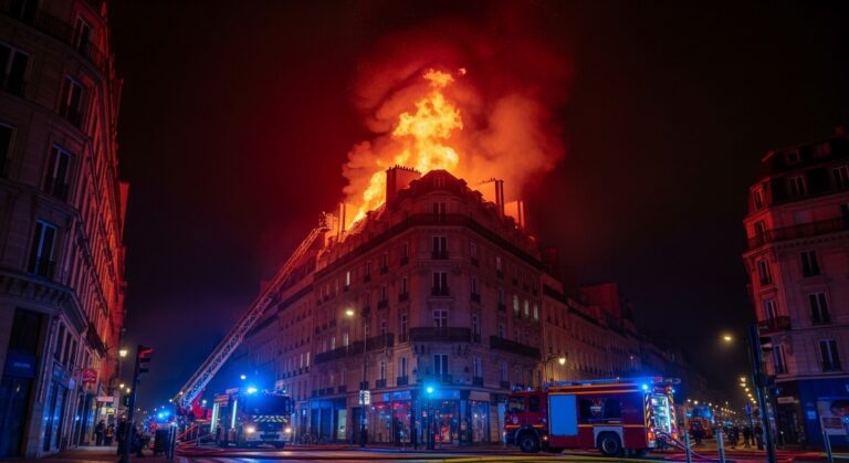Paris : Octogénaire Décède Dans Incendie Rue Pierre-Sémard
