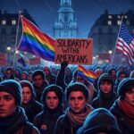 Paris Rassemblement Contre ICE Soutien Américains