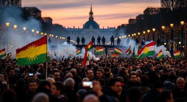Paris : Tensions et Interpellations Lors d’une Manifestation Kurde