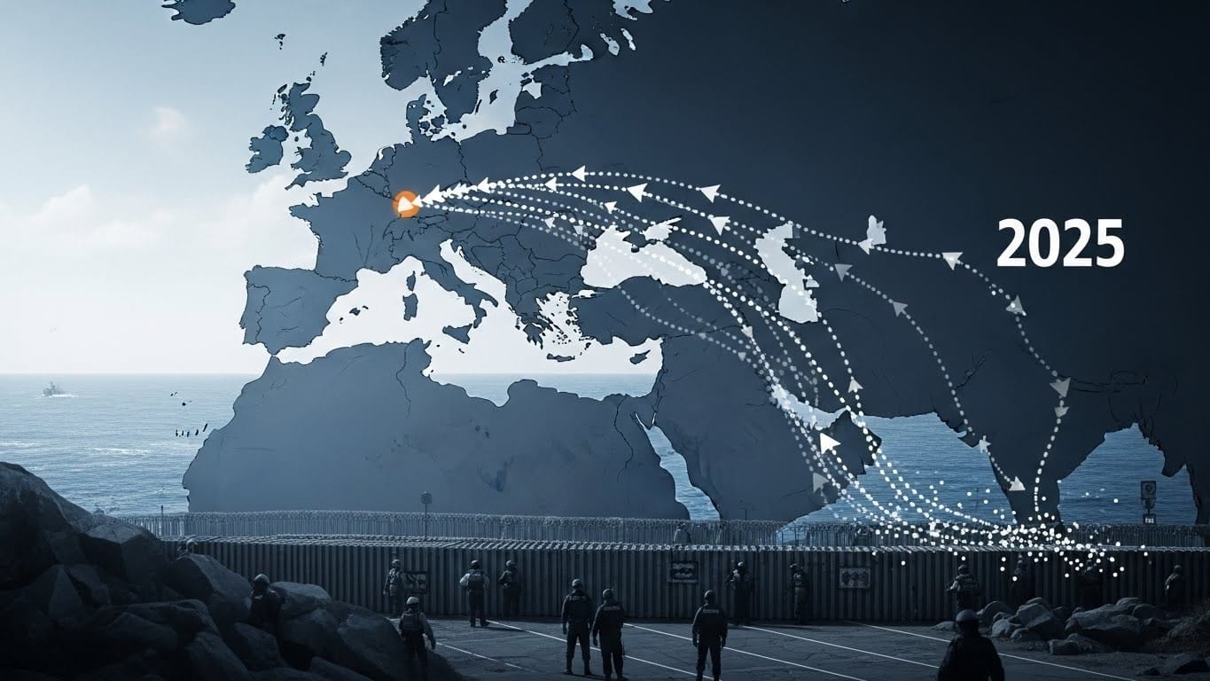 Découvrez pourquoi les passages irréguliers aux frontières de l'UE ont chuté de 26% en 2025, atteignant 178 000 selon Frontex. Renforcements et partenariats expliquent cette tendance inédite depuis 2021.