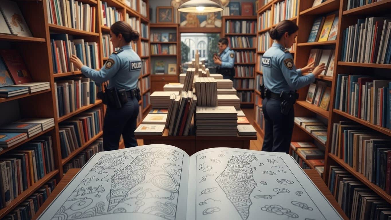 Découvrez pourquoi une librairie parisienne a été perquisitionnée pour un simple livre de coloriage sur la Palestine. Liberté d'expression menacée ou excès judiciaire ? Une affaire qui interroge.