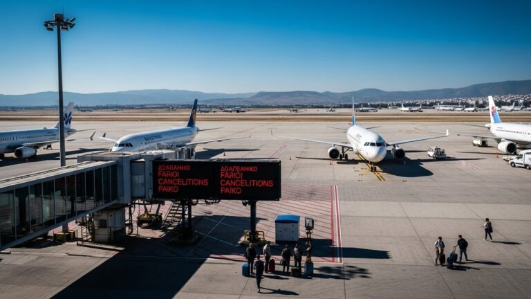 Perturbations Aériennes en Grèce : Vols Annulés