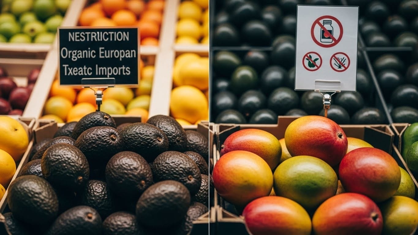 La France suspend l'importation de fruits comme avocats et mangues traités avec des pesticides interdits en Europe. Quelles conséquences pour nos étals et notre santé ? Découvrez l'impact réel.