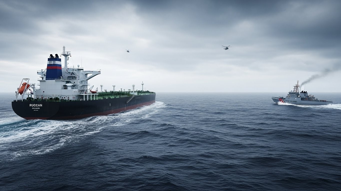 Le pétrolier russe Bella 1 intercepté par les États-Unis en Atlantique Nord. Sanctions, Venezuela, Iran : décryptage complet d'un incident géopolitique tendu qui soulève de vraies questions sur la liberté en haute mer.