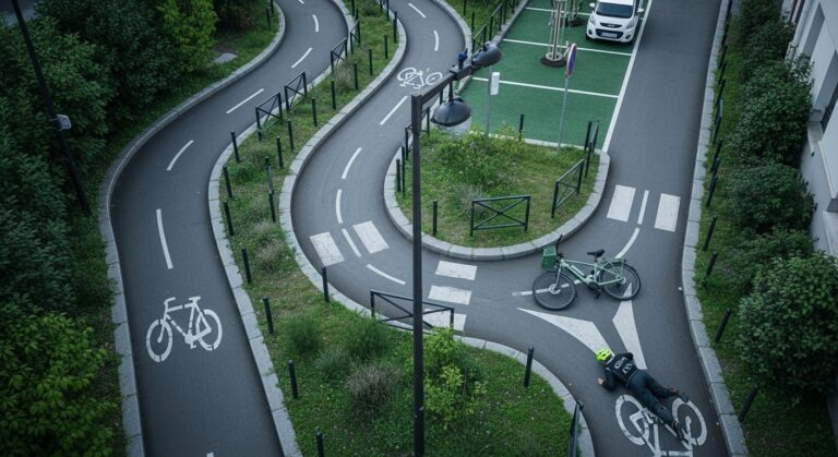 Piste Cyclable Tortueuse à Bagnolet : Pourquoi Elle Fait Tomber les Cyclistes