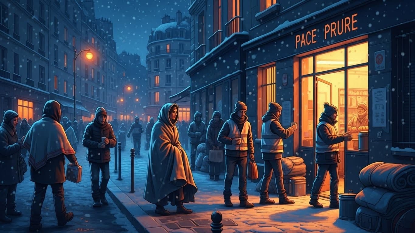 Découvrez comment le plan grand froid à Paris a permis de mettre plus de 1000 sans-abri à l'abri face au froid intense. 1200 places ouvertes, dont 300 au Carreau du Temple. Une mobilisation exceptionnelle.